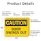 Signmission Door Swings Out, 24 in W x Rectangle, Aluminum OS-2PACK-CS-A-1824-L-19151 - alternate 6
